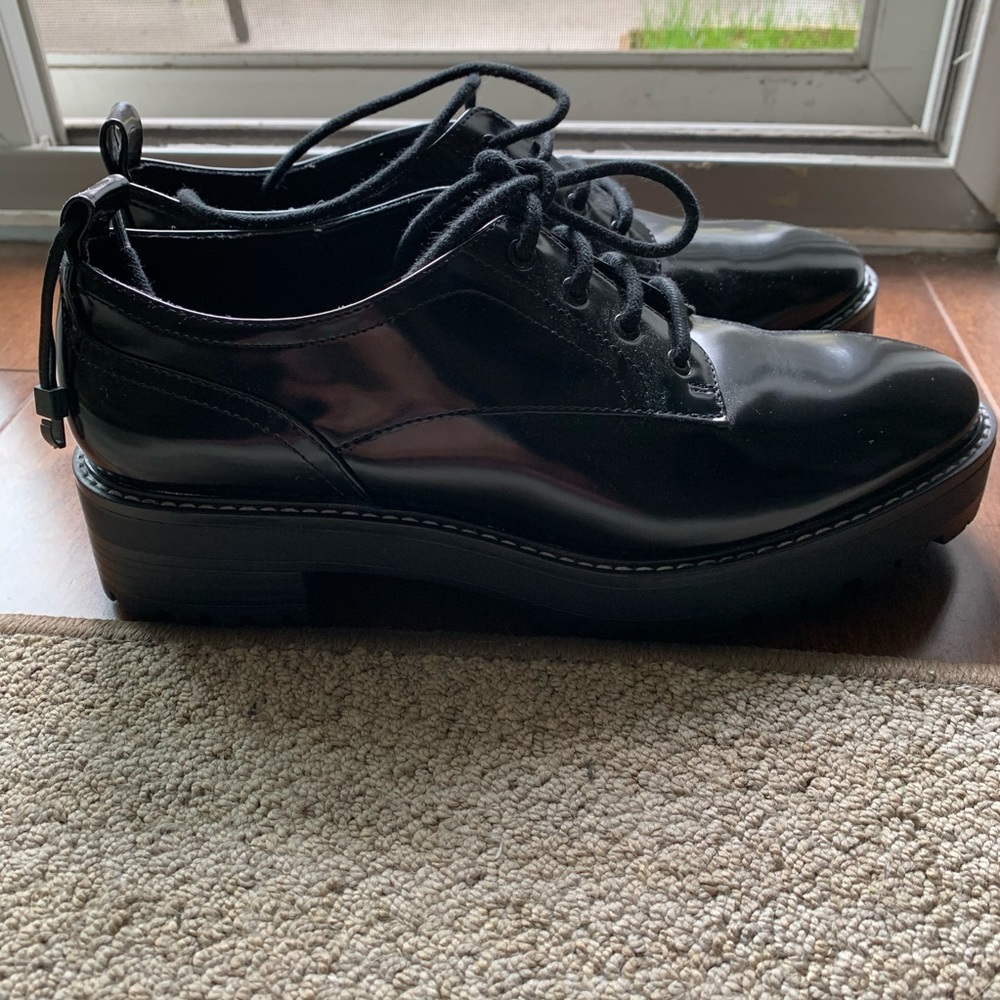 Zara chunky black shoe